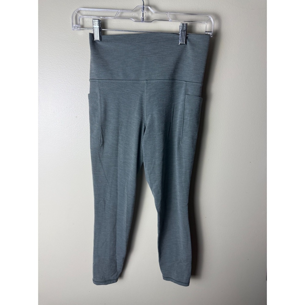 Athleta Leggings Womens S/P Gray Ankle Yoga Pants Gym Athletic